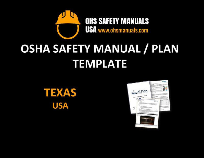 osha safety manual plan program template texas houston dallas san antonio