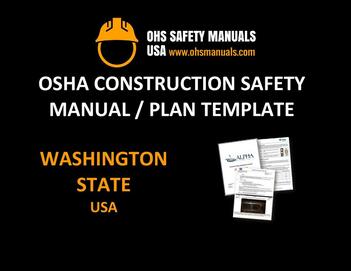 osha construction safety manual plan program template washington state seattle spokane tacoma vancouver bellevue everett